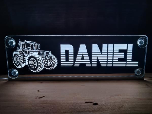 Fendt Favori 926 LED Fahrzeugschild mit Wunschname